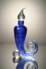 snail perfume bottle cobalt